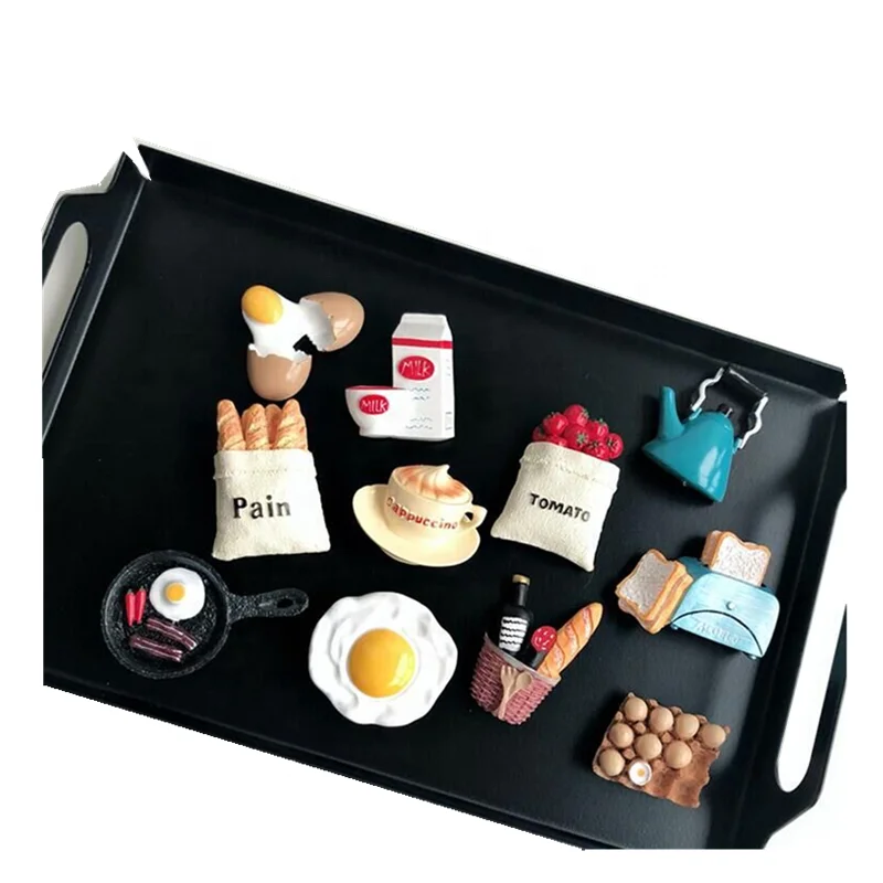 Fast Food Meat Cheat Hamburger Burger Resin 3d Fridge Magnet