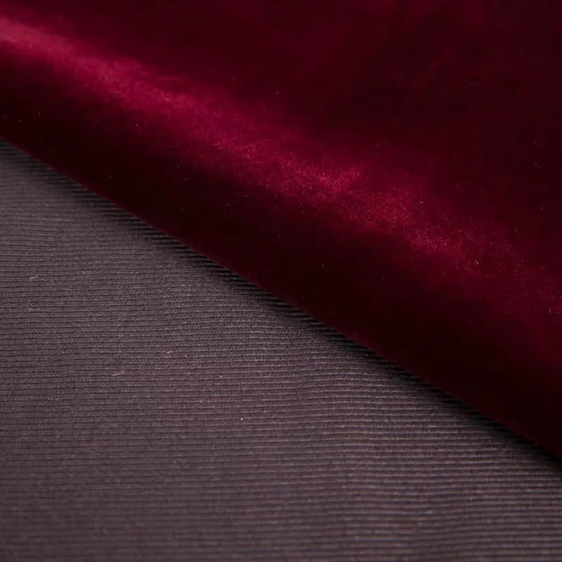 Single side 100% nylon warp knitting velvet flock fabric for shoes,jewelry package