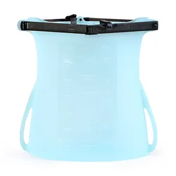 Reusable Self-sealing Portable Silicone Food Bag Storage Bag