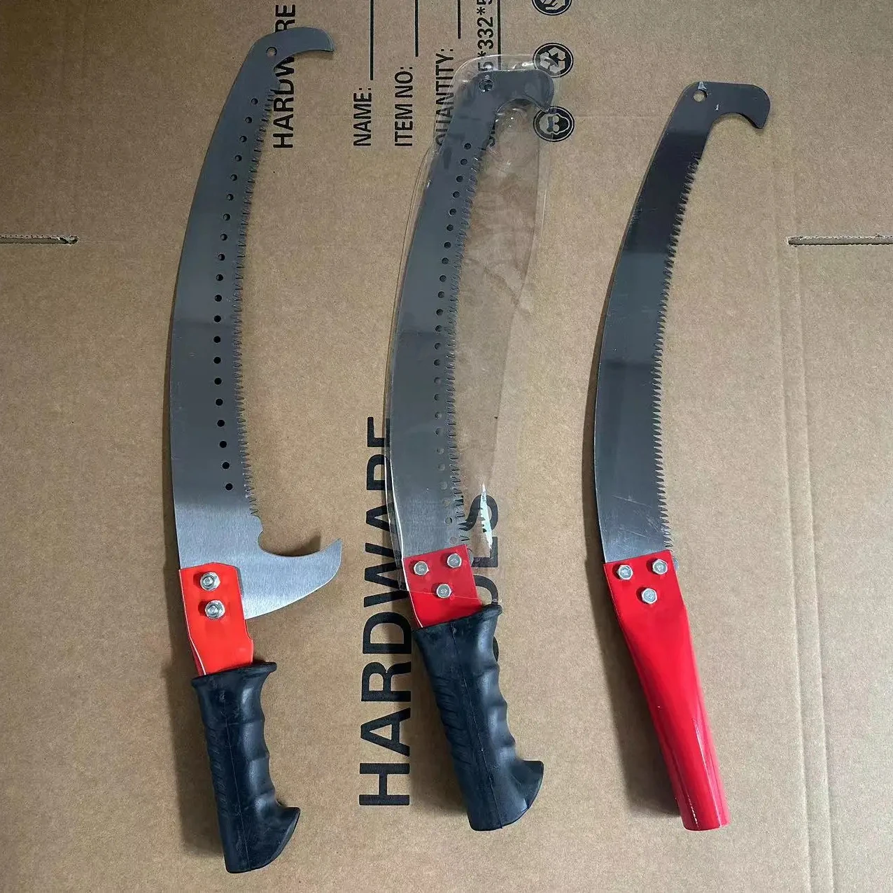 hand garden tools 350mm steel single blade pruning agricultural saw