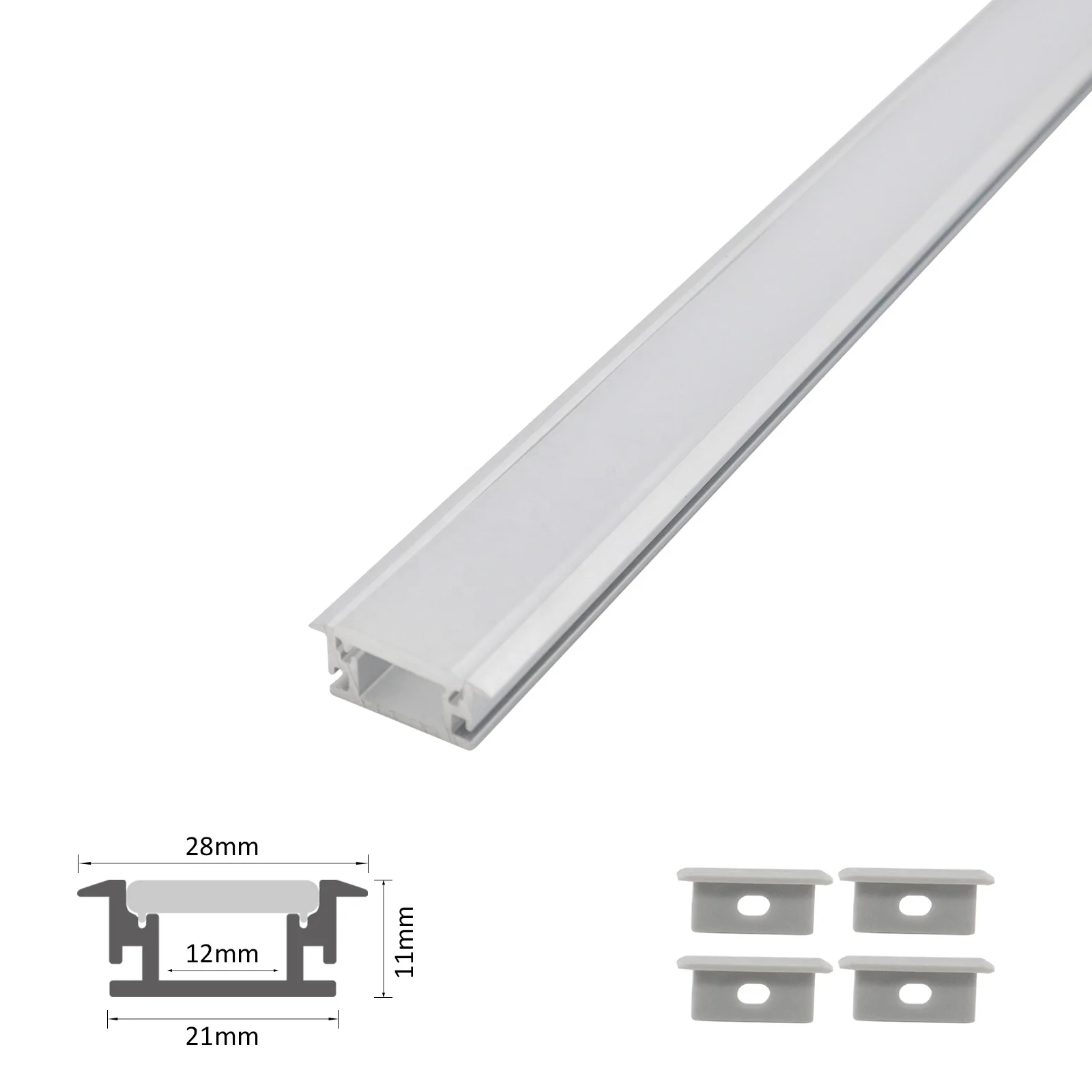 Led Strip Light Housing 027 Recessed Floor LED Lighting Aluminum Channel Led Profile