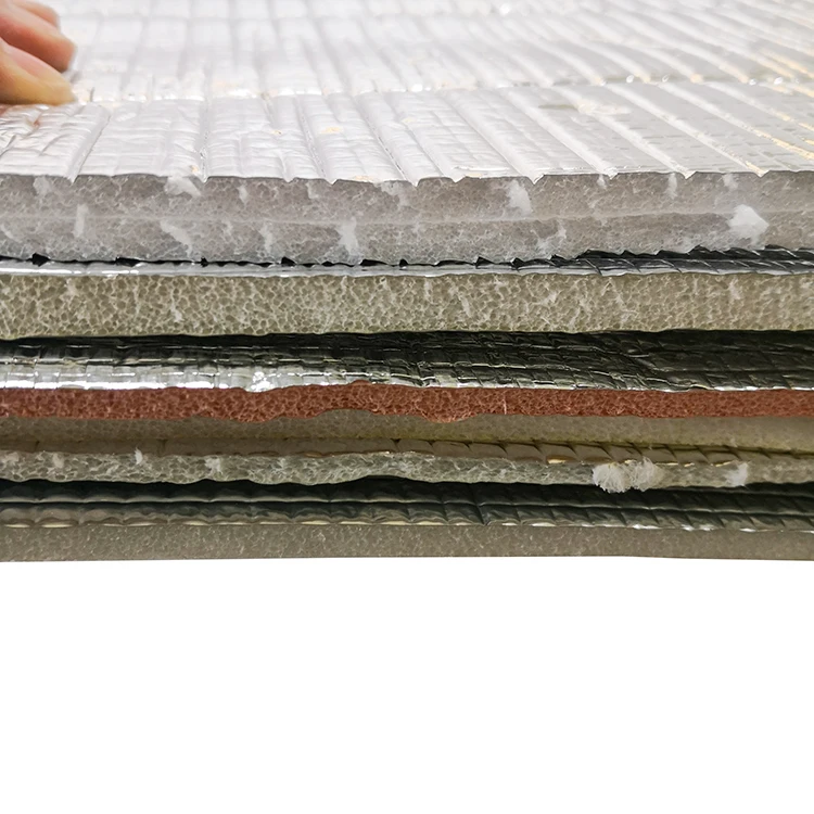 rradiated Cross-linked polyethylene IXPE foam heat thermal reflective aluminum foil insulation for HVAC insulation pipe