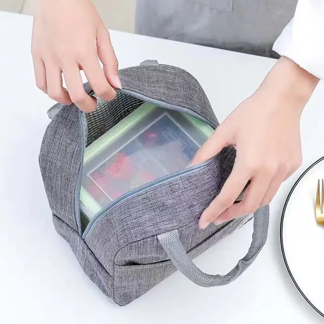 Wholesale factory Custom logo large cooler bag lunch tote insulated cooler bag Aluminum Foil Kids office student Lunch Bag