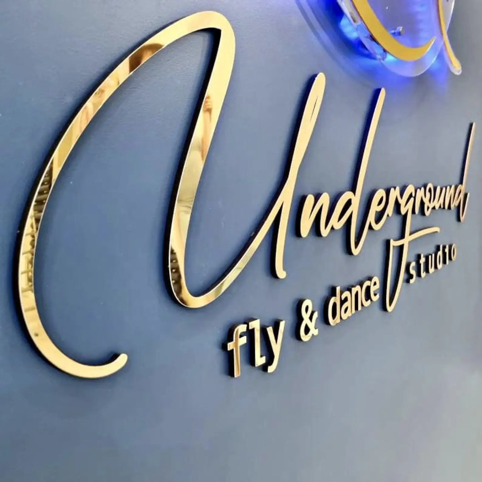 Custom Laser Cut Logo Sign,Lobby Sign, Office DecorOffice Sign for Wall, Office Wall Decor, Brushed Metal Logo,Salon Sign