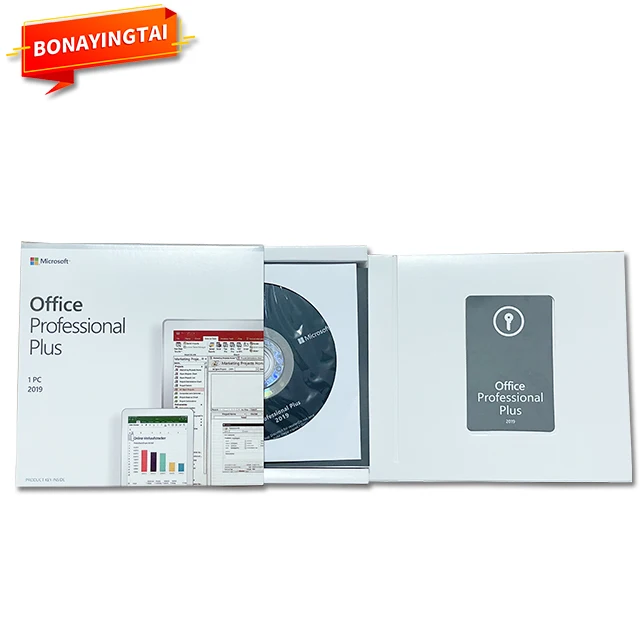 DVD-плеер Office 2019 Professional Plus / Pro на английском языке полный пакет онлайн Активация 12
