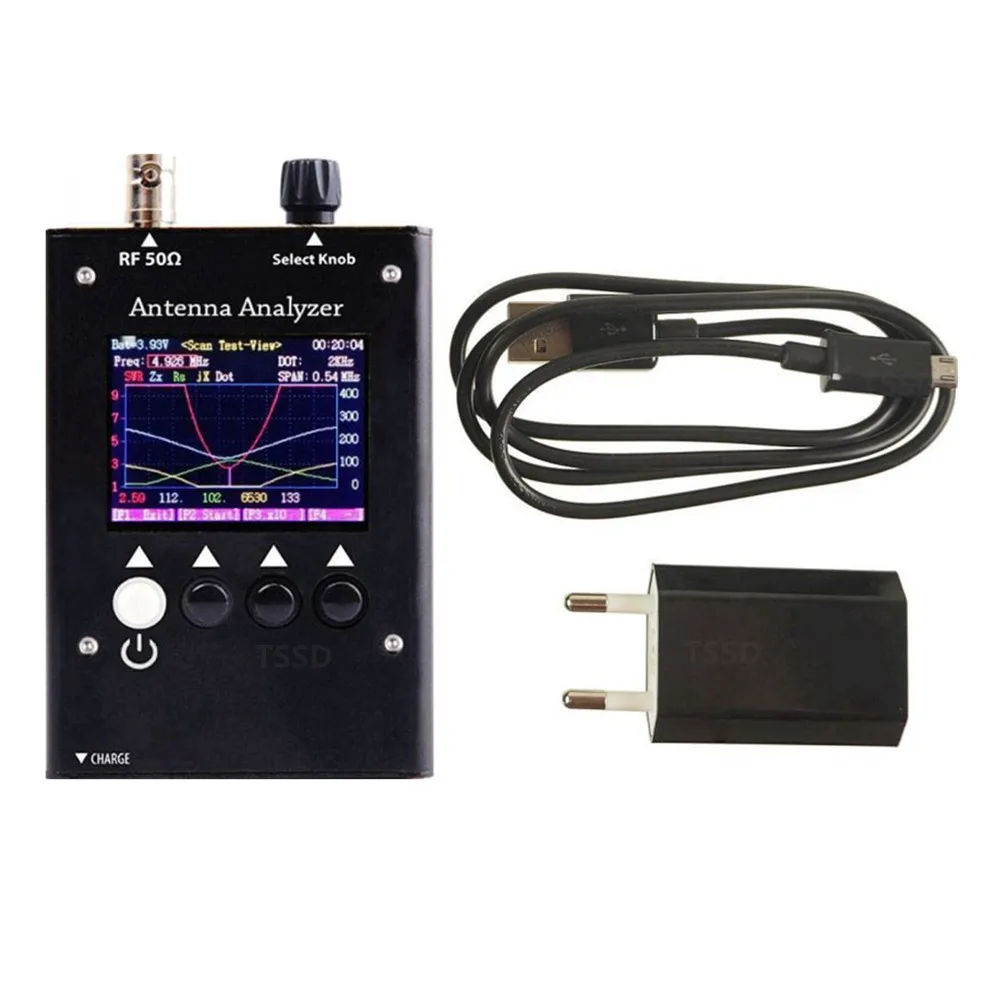 SURECOM SA-160 0 5-60 МГц цветная графическая антенна тестер антенны сопротивления