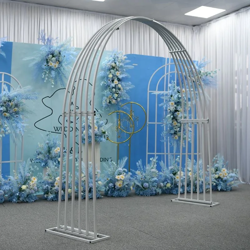 2024 new 2.85M*3M wedding props Chinese screen wedding scene stage background window decoration wrought iron arch.
