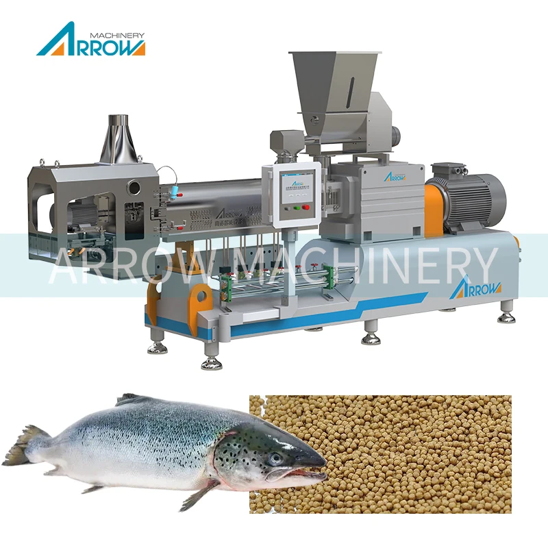 High Capacity Complete Fish Feed Manufacturing Machinery Hot Selling Fish Feed Flakes Making Machine
