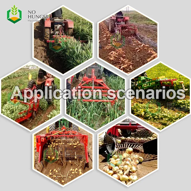 Small Mini Ginger Sweet Potato Radish Cassava Garlic Peanut Harvester Machine Of Price