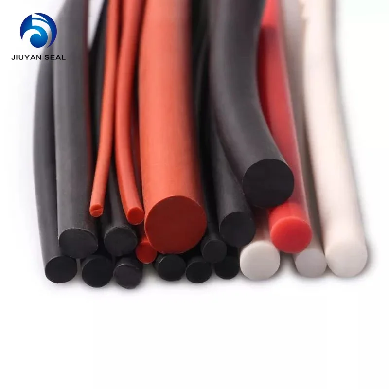 Factory Wholesale NBR FKM Rubber O-ring Rope EPDM Silicone O-Ring Cord Black Nitrile Oring Cord NBR Cord