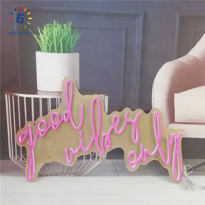 Wholesale Glow Neon Sign Keychain 2024