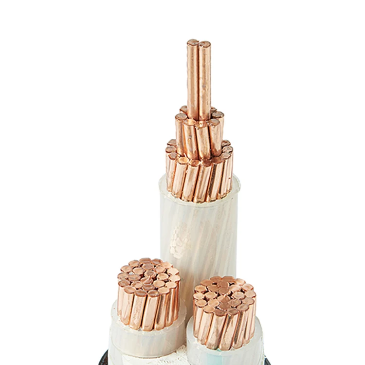 High Quality Power Cable 3*10mm2 Electrical Pvc Copper Wire Electrical Hardware 1.5mm-240mm2 XLPE PVC Power Cables 25years Black