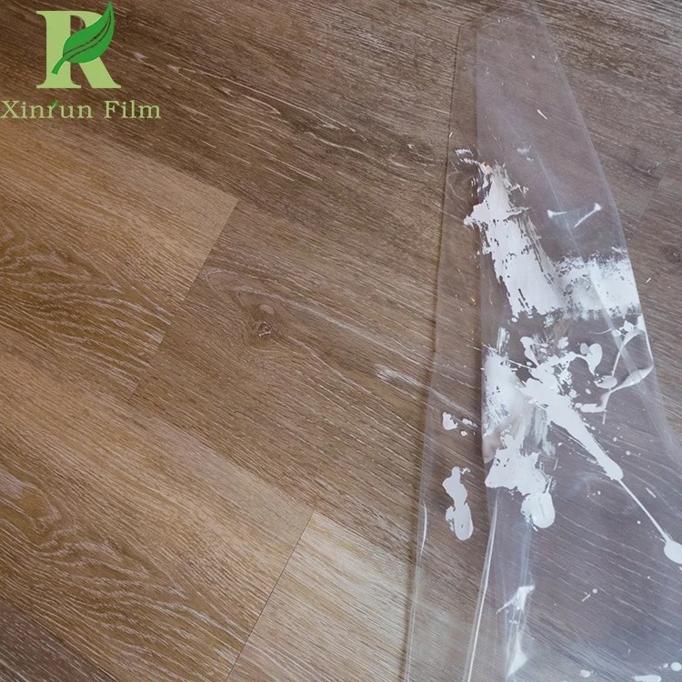 Easy Peel No Residue PE Surface Hard Floor Protective Film