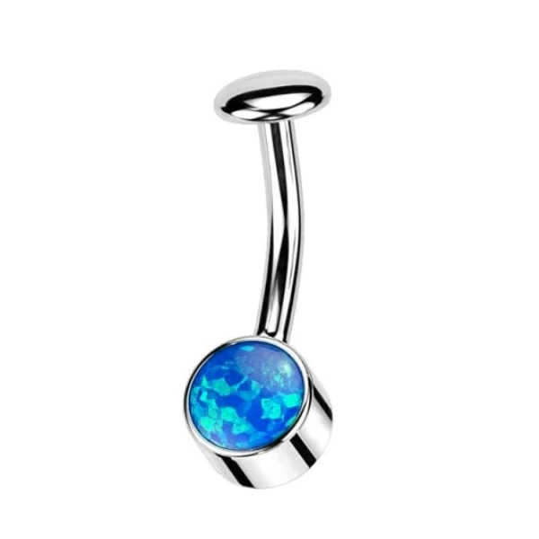 Wholesale G23 Implant Grade Titanium Opal Navel Piercing Floating Belly Jewelry Belly Button Rings