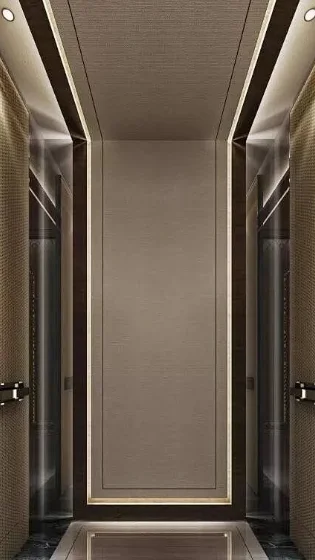 Modern 3-Floor 4-Level Residential Villa House Elevator Gearless Passenger Lift for Outdoor Use PVC Floors