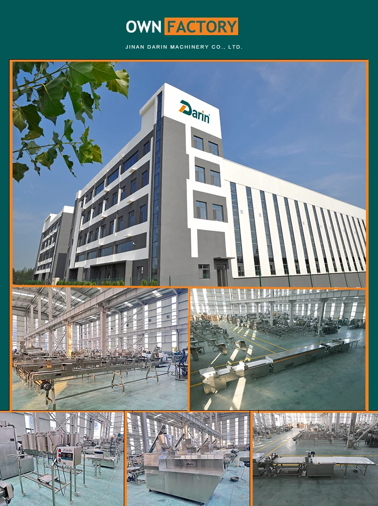 High Automatic Rice Filled Bar Core Filling Puffed Snack Food Extrusion Producing Machine Plant