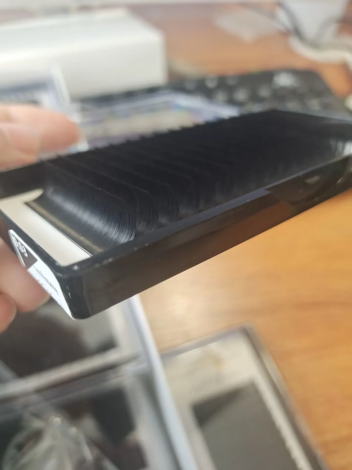 Luxury Eyelash Extension Vegan/7-15mm 3D Eyelash Extension Matte Black Volume Matte Black /Korean PBT Fiber Lash Extensions