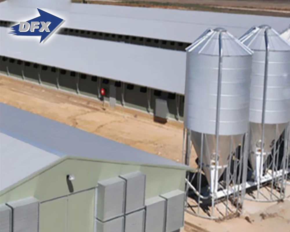 Large Span Prefab Multistory Steel Structure For Hospital School Factory Building Office Building Chicken Poultry house