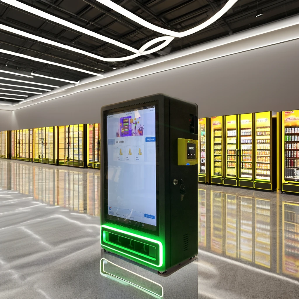 Hot Sale 21.5 inch Touch Wall Mounted Vending Machine Smart  Digital ID Card Reader Vending Machine Age Verification