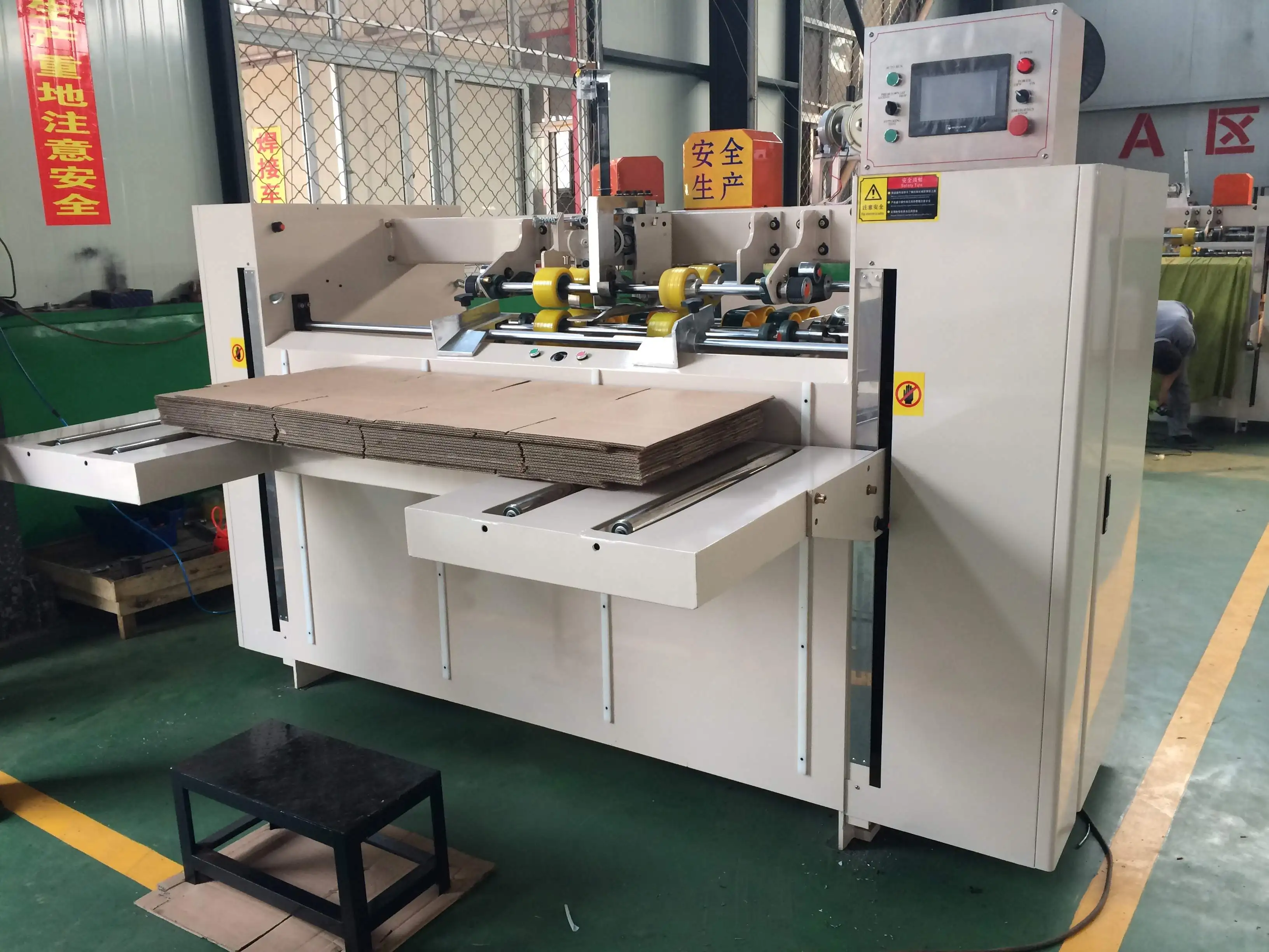 carton box stapler stitching machine