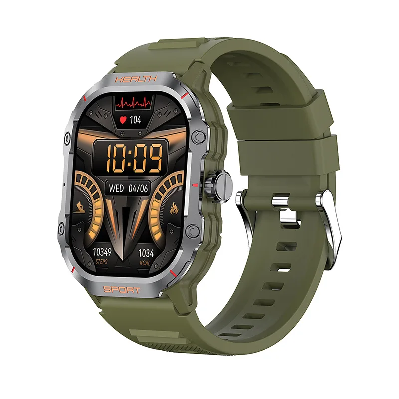 HK24 Bluetooth Call Smartwatch NFC Gaming Heart Rate Blood Pressure Multi-Sport Smartwatch