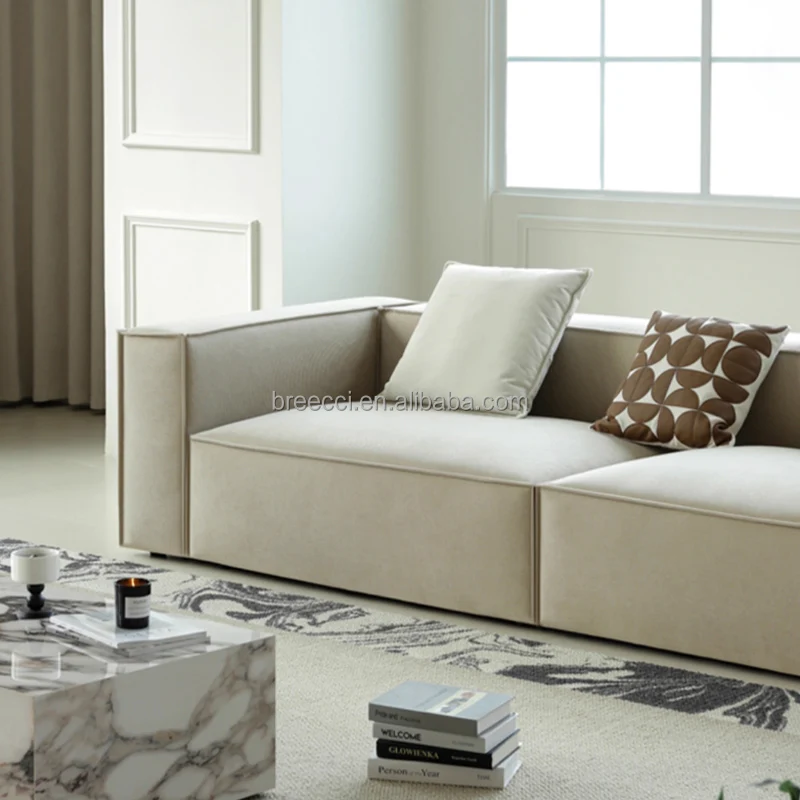 Fashion popular living room sofa fabric comfortable high-end affordable factory direct sales can be compressed sofa