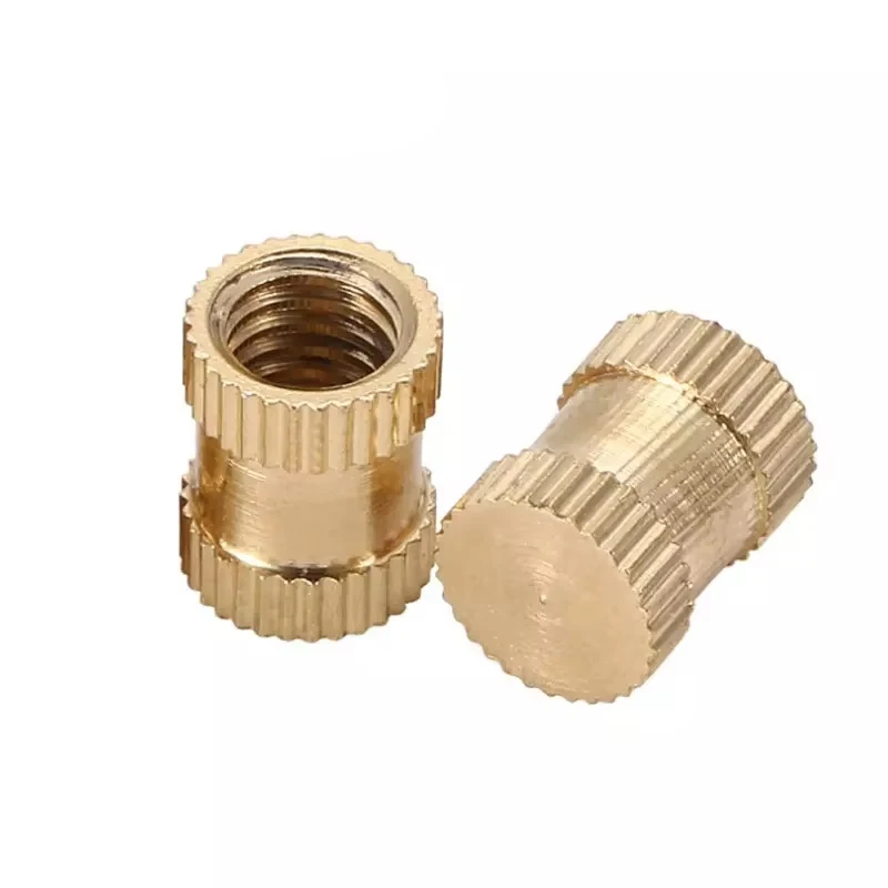 M2 M2.5 M3 M4 M5 M6 M8 Threaded insert nut Brass Knurled nut plastics injection molding