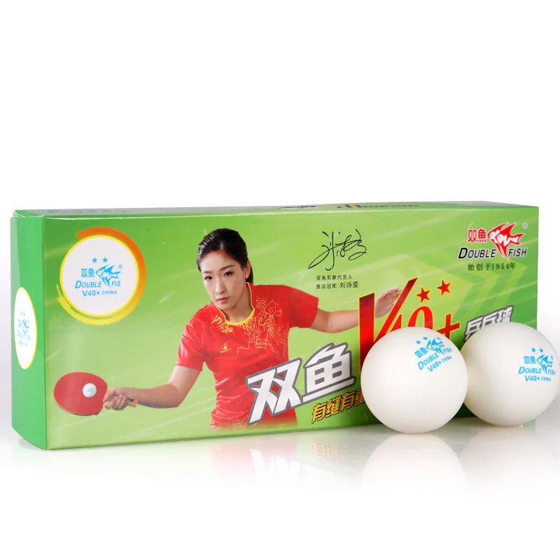 Двойной рыбы 2 star шар для пинг понга сшитые шарик секс спортивных состязаниях фитнес Аутентичные шарики для настольного тенниса