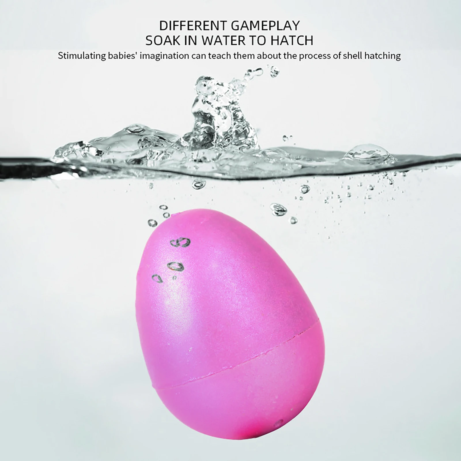 Unisex Creative EVA Sea Turtle Tortoise Hatching Egg Water-Growing Toy Educational Animal Hatching Toy for Boys and Girls