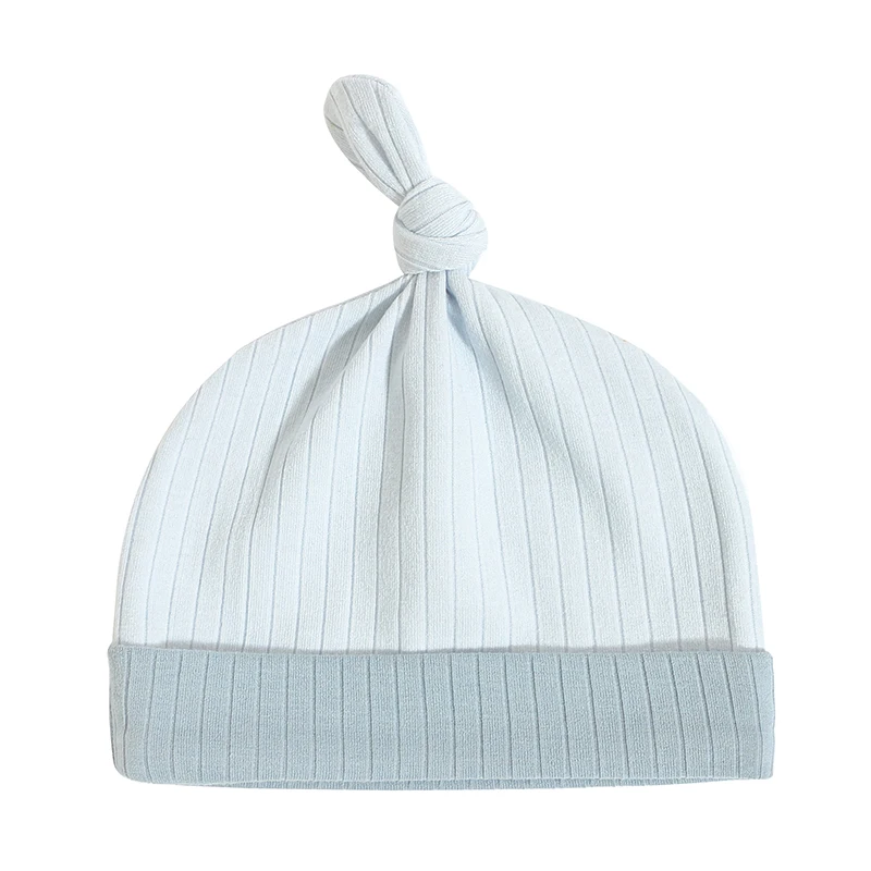 Wholesale Casual winter warm knit child baby knot hats winter beanie baby