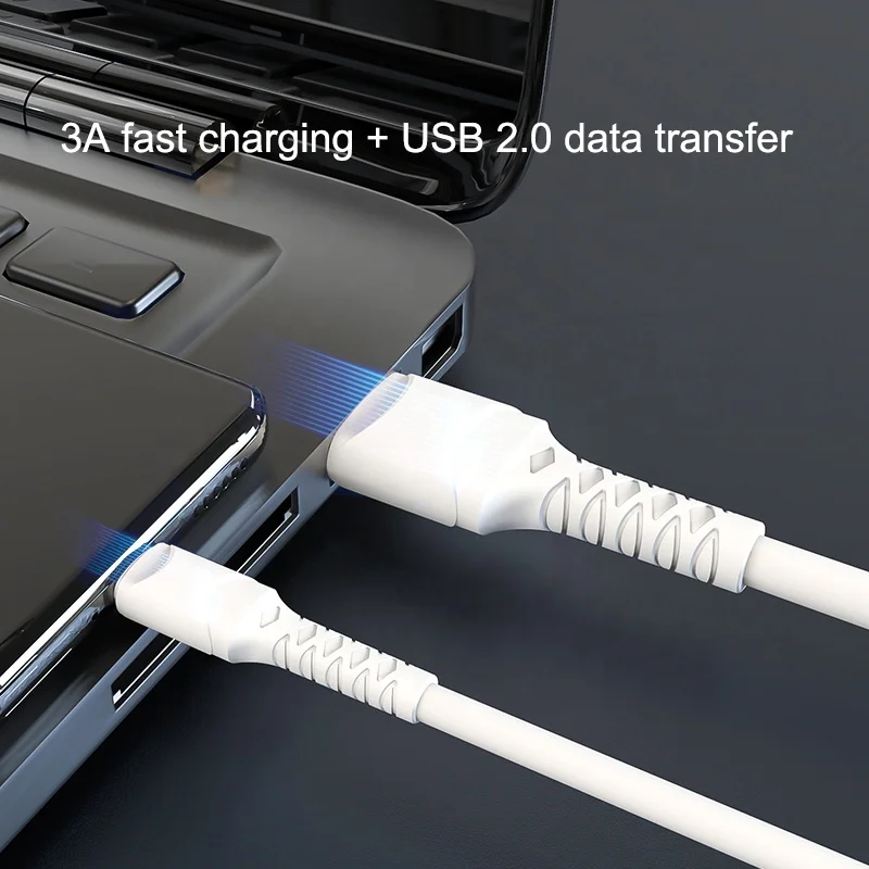Wholesale New Trending TPE USB-C USB Cords Data Type C Cable Fast Charging