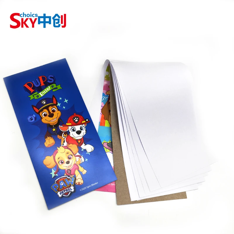 Promotion Gift Crayon Pen & Notepad , School supplies Stationery Set