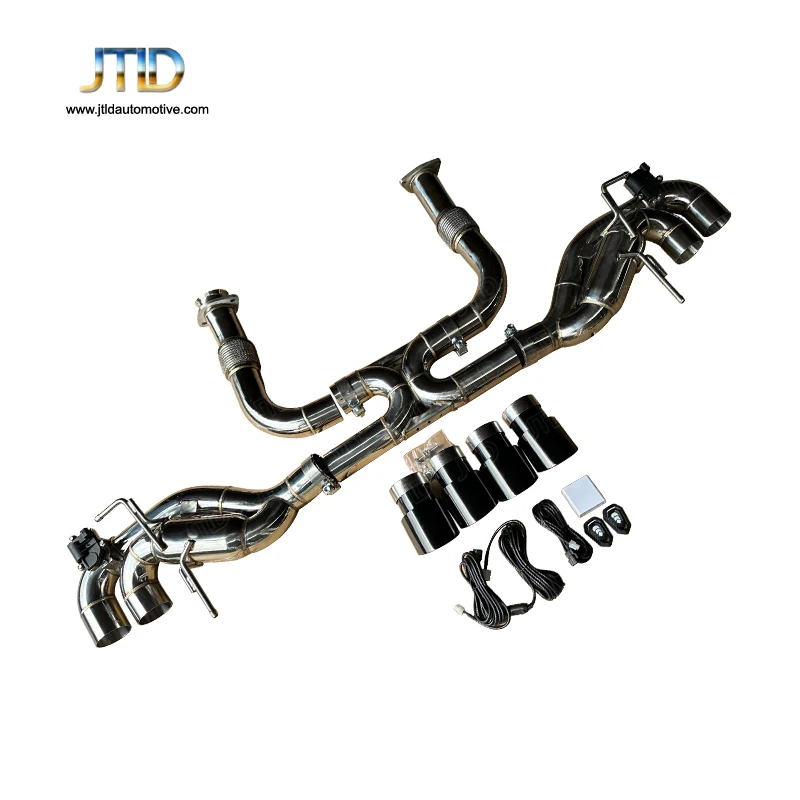 Performance X pipe valvetronic exhaust catback system for Chevrolet Corvette C8 exhaust