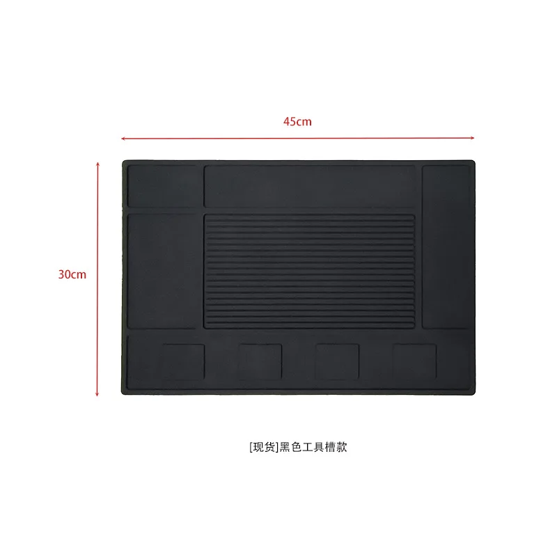 Hot Sale PVC Magnetic Barber Shop Work Station Pads Hair Beauty Salon Tools Mat Counter Mat