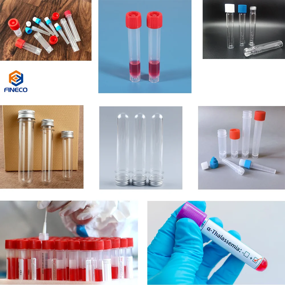 Biochemical plastic bottle reagent filling machine for centrifuge reagent tube,rapid test kit test tube filling machine