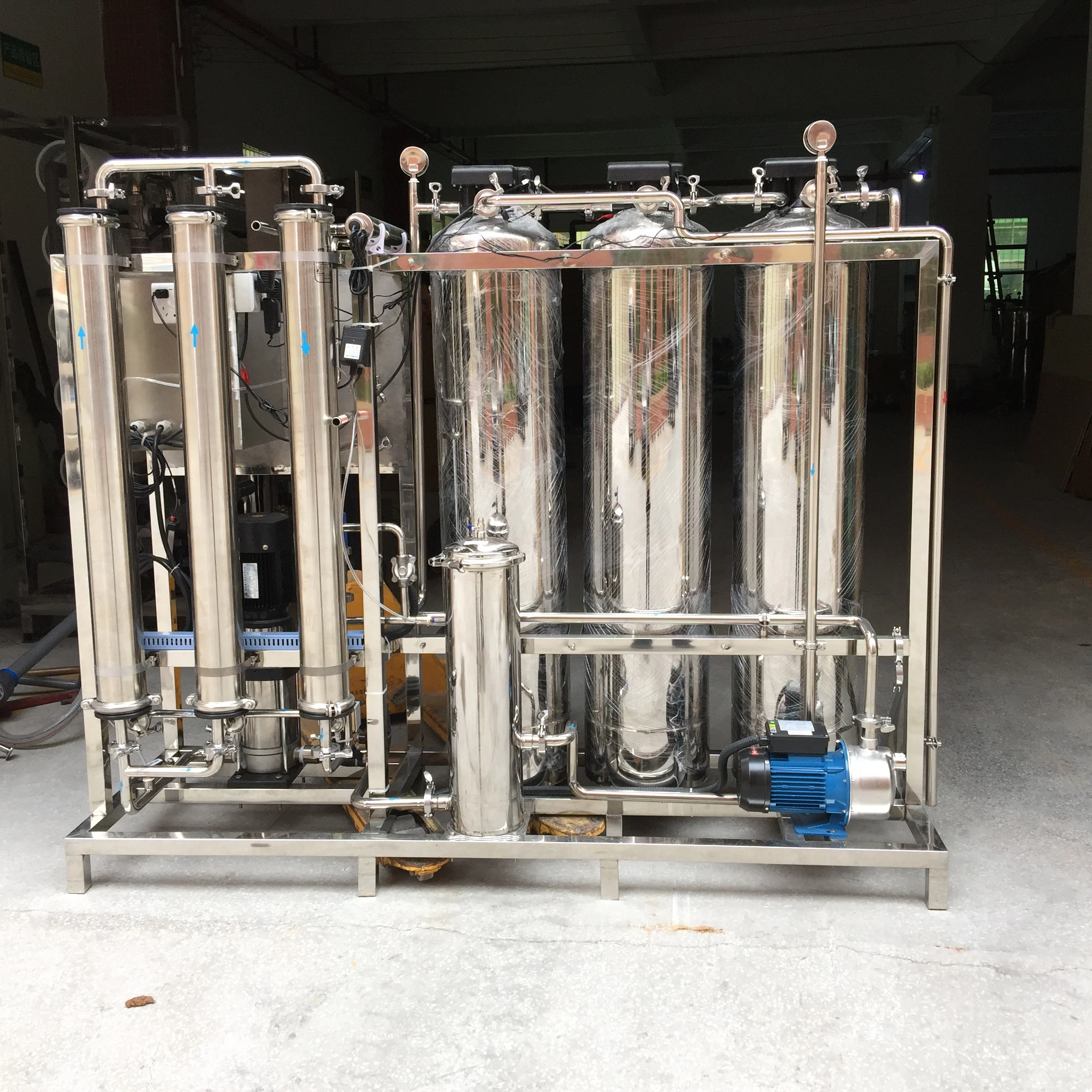 reserve osmosis faucet water purifier filter alkaline water machine ionizer water treatment plant