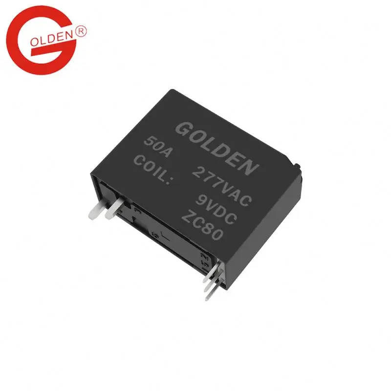 Golden ZC80 High Quality Single Phase Magnetic Latching Relay Rohs 50A 440VAC 12500VA Electrical Meter Relay Customization