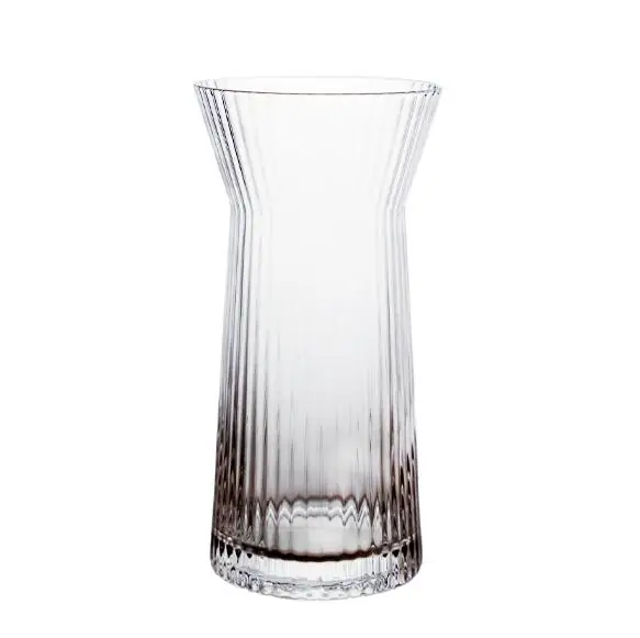 Уникальная прозрачная стеклянная ваза для цветов маленькая и элегантная овальная бутона декоративная Цветочная домашнего декора офисное место