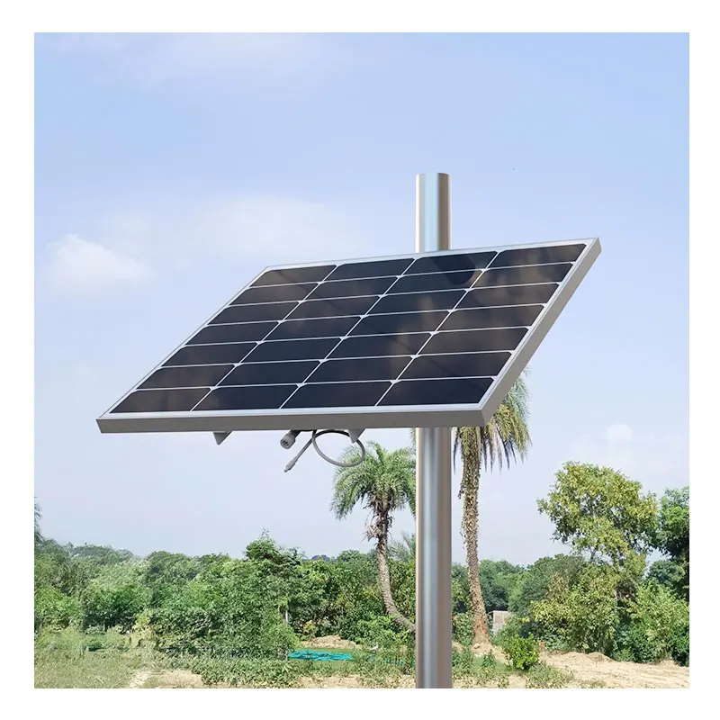 power system solar dc12v solar security system solar pole battery active poe solar panel with inbuilt battery