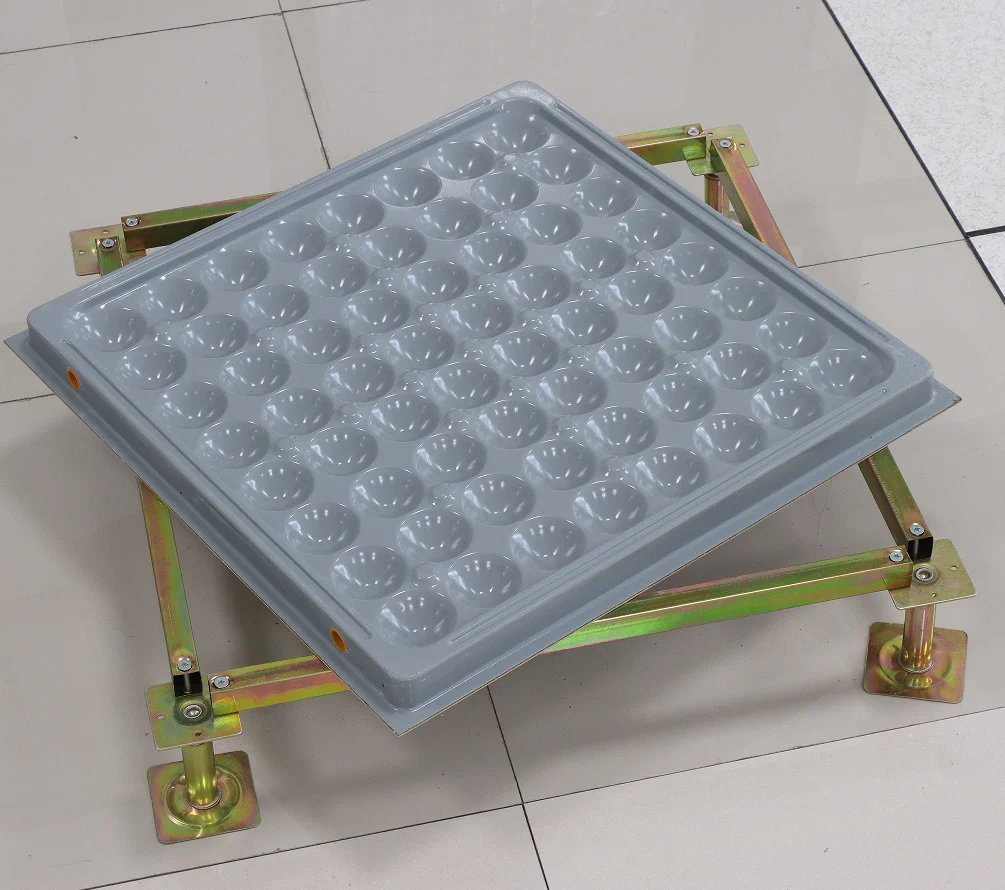 Hot selling product  Adjustable Access Edgeless Anti-Static Flooring All steel borderless HPL anti-static raised floor