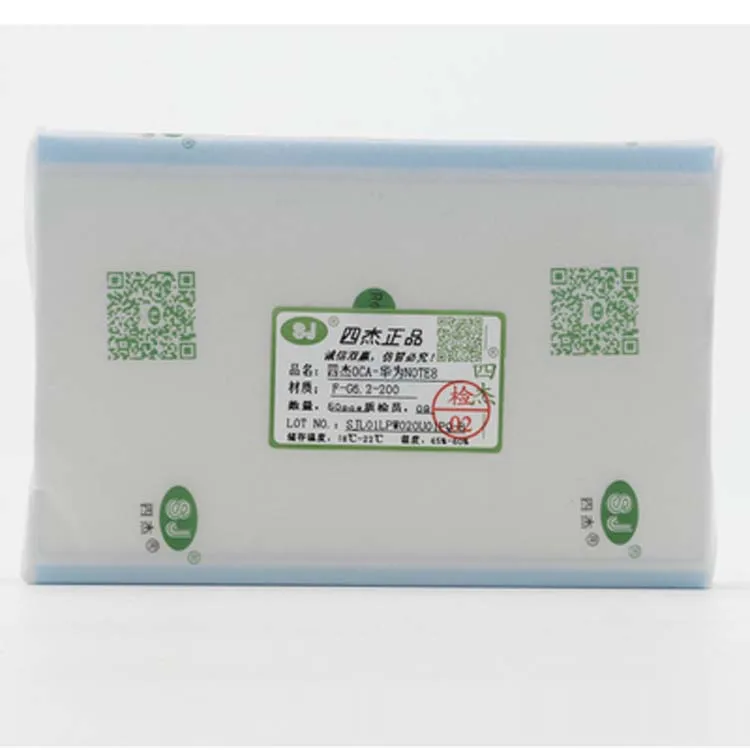 50pc SJ 125um OCA Optical Clear Adhesive Sticker For Samsung Galaxy S10 S8 S9 Plus Note 8 9 10 Screen Laminate OCA Glue Film