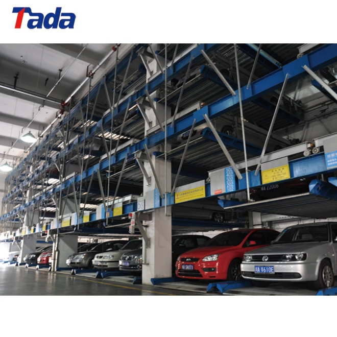 
6 layer puzzle parking lifting and sliding multi-level car parking solution 