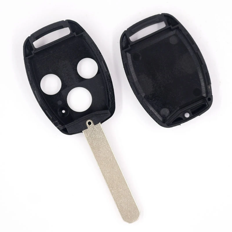 Replacement Car Key Shell Case 2-3 button Remote Key Fob with Uncut Blade Fit for Honda Accord Civic CR-V Pilot