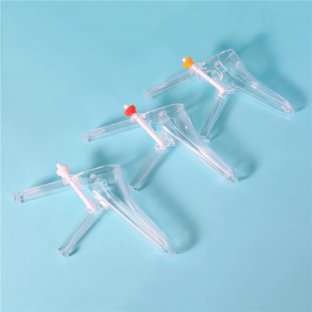 Low price Medical supplies disposable sterile plastic side screw vaginal speculum for sale