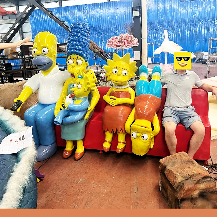 Cartoon Customized Character Animatronic Figure Model Chair