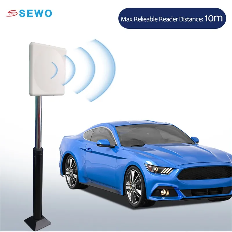 SEWO Long Distance RFID UHF Reader Parking System for Car Motorcycle Parking Lots Access Control Management