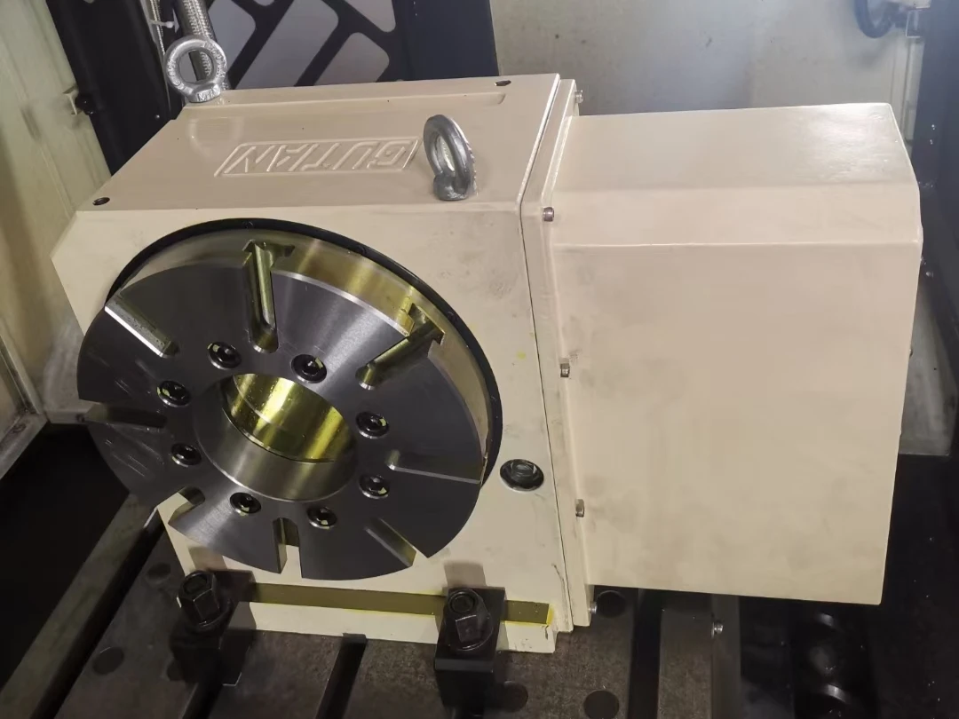 LEYO 5 axis rotary table pneumatic rotary table 4th axis rotary table cnc