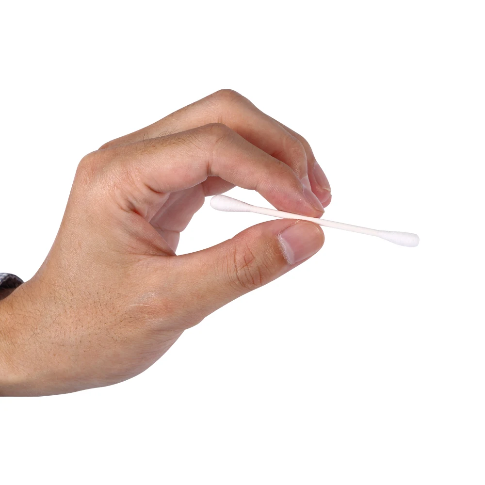 Purcotton OEM Factory Direct Selling Customized LOGO Bamboo Ear Buds Cleaning Clean Swab