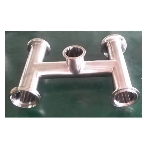 Manifold Pipe Fittings Sanitary Fittings Stainless Steel Tri Clamp Manifold Spools