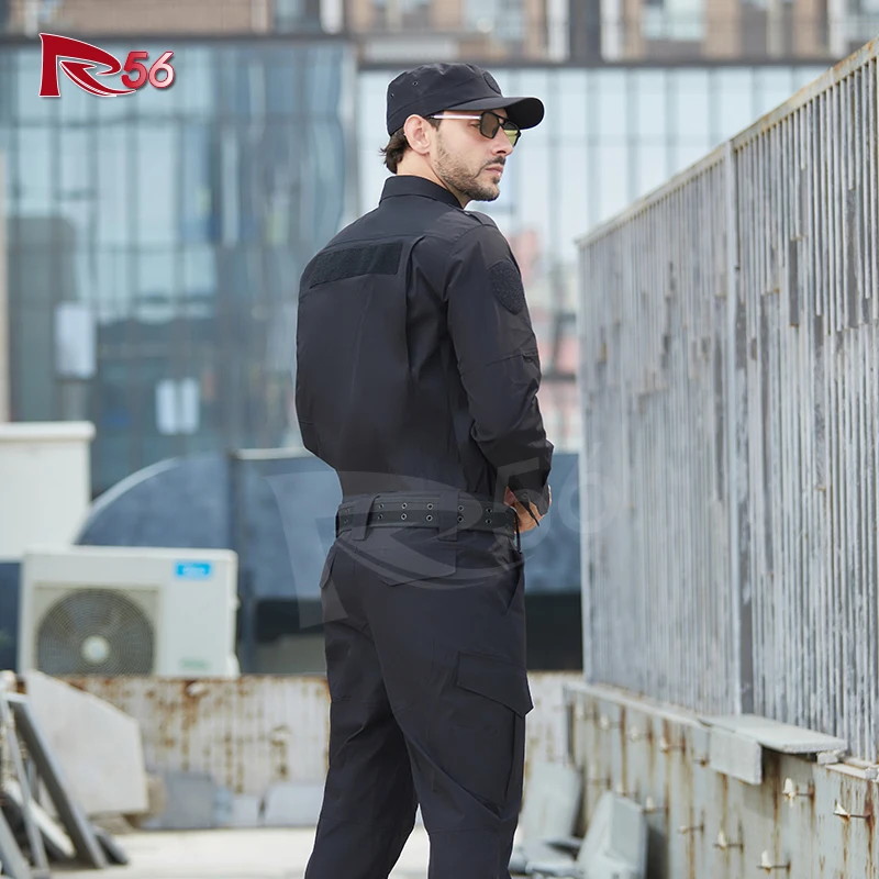 Multi-Style Customization Security Uniforms Guard Set Black Security Guard Uniform Suit Water Proof Door Guard Uniform
